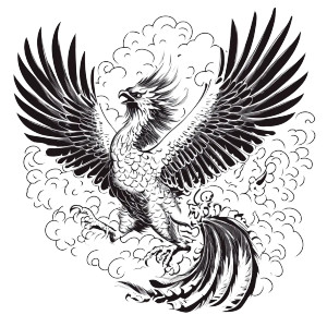 Japanese Tattoo Phoenix Vinyl Car Decal Sticker – Waterproof & UV-Resistant 8" Japanese Tattoo Phoenix Vinyl Car Decal Sticker – Waterproof & UV-Resistant 8"
