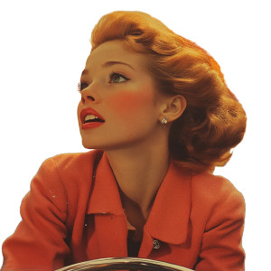 Retro Roller Coaster Vinyl Car Decal Sticker – Waterproof & UV-Resistant 8"