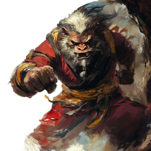 Wu Kong Pfp Vinyl Car Decal Sticker – Waterproof & UV-Resistant 8"