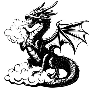 Fairy Tale Dragon Vinyl Car Decal Sticker – Waterproof & UV-Resistant 8" Fairy Tale Dragon Vinyl Car Decal Sticker – Waterproof & UV-Resistant 8"