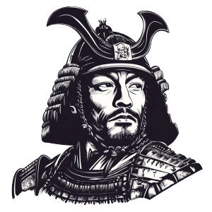 Graffiti Samurai Portrait Vinyl Car Decal Sticker – Waterproof & UV-Resistant 8" Graffiti Samurai Portrait Vinyl Car Decal Sticker – Waterproof & UV-Resistant 8"