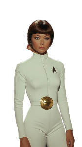 1960S Star Trek Female Vinyl Car Decal Sticker – Waterproof & UV-Resistant 8"