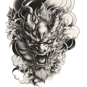 Traditional Demon Tattoo Vinyl Car Decal Sticker – Waterproof & UV-Resistant 8" Traditional Demon Tattoo Vinyl Car Decal Sticker – Waterproof & UV-Resistant 8"