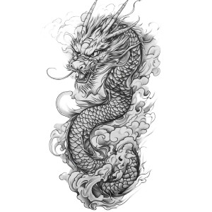 Oriental Dragon Tattoo V2 Vinyl Car Decal Sticker – Waterproof & UV-Resistant 8" Oriental Dragon Tattoo V2 Vinyl Car Decal Sticker – Waterproof & UV-Resistant 8"