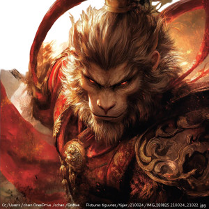 Monkey King Wukong Vinyl Car Decal Sticker – Waterproof & UV-Resistant 8" Monkey King Wukong Vinyl Car Decal Sticker – Waterproof & UV-Resistant 8"
