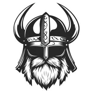 Viking Helmet Logo V2 Vinyl Car Decal Sticker – Waterproof & UV-Resistant 8" Viking Helmet Logo V2 Vinyl Car Decal Sticker – Waterproof & UV-Resistant 8"
