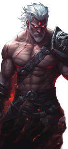 Angry Barbarian Warrior Vinyl Car Decal Sticker – Waterproof & UV-Resistant 8"