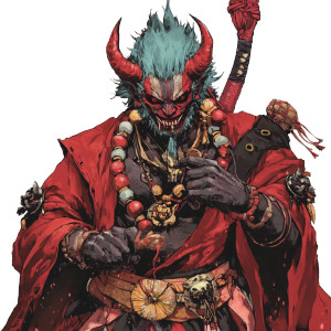 Oni Asura Vinyl Car Decal Sticker – Waterproof & UV-Resistant 8" Oni Asura Vinyl Car Decal Sticker – Waterproof & UV-Resistant 8"