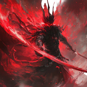 Red Flame Guardian Vinyl Car Decal Sticker – Waterproof & UV-Resistant 8"