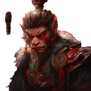 Sun Wukong Sketch Vinyl Car Decal Sticker – Waterproof & UV-Resistant 8" Sun Wukong Sketch Vinyl Car Decal Sticker – Waterproof & UV-Resistant 8"