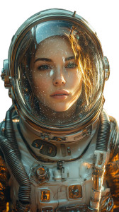 Astronaut Portrait Vinyl Car Decal Sticker – Waterproof & UV-Resistant 8" Astronaut Portrait Vinyl Car Decal Sticker – Waterproof & UV-Resistant 8"