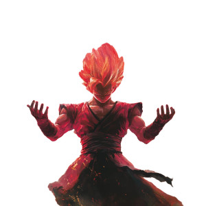 Super Saiyan God Goku V2 Vinyl Car Decal Sticker – Waterproof & UV-Resistant 8"