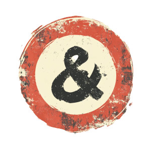 Japanese Style Ampersand Vinyl Car Decal Sticker – Waterproof & UV-Resistant 8"