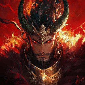 Demon King Vinyl Car Decal Sticker – Waterproof & UV-Resistant 8" Demon King Vinyl Car Decal Sticker – Waterproof & UV-Resistant 8"