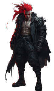 Cyberpunk Akuma V2 Vinyl Car Decal Sticker – Waterproof & UV-Resistant 8"