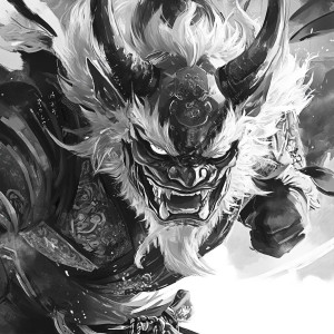 Oni Demon Art Vinyl Car Decal Sticker – Waterproof & UV-Resistant 8" Oni Demon Art Vinyl Car Decal Sticker – Waterproof & UV-Resistant 8"