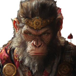Monkey King V4 Vinyl Car Decal Sticker – Waterproof & UV-Resistant 8" Monkey King V4 Vinyl Car Decal Sticker – Waterproof & UV-Resistant 8"