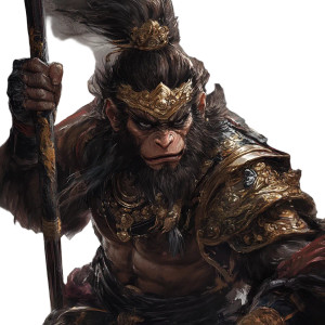 Black Myth Wukong V7 Vinyl Car Decal Sticker – Waterproof & UV-Resistant 8"