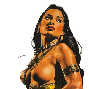 Amazonian Woman Poster Vinyl Car Decal Sticker – Waterproof & UV-Resistant 8"