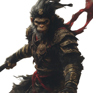 Black Myth Wukong V16 Vinyl Car Decal Sticker – Waterproof & UV-Resistant 8"