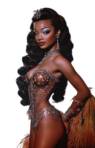 Glamorous Circus Performer Vinyl Car Decal Sticker – Waterproof & UV-Resistant 8"