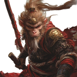 Wukong Vinyl Car Decal Sticker – Waterproof & UV-Resistant 8" Wukong Vinyl Car Decal Sticker – Waterproof & UV-Resistant 8"