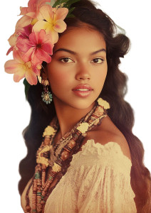 Vintage Tiki Photograph Vinyl Car Decal Sticker – Waterproof & UV-Resistant 8"