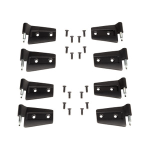 Upgrade Your Jeep Wrangler JK Door Hinge Set | Rugged Ridge Half Door Hinge Set of 8 | Black Powder Coated Steel Upgrade Your Jeep Wrangler JK Door Hinge Set | Rugged Ridge Half Door Hinge Set of 8 | Black Powder Coated Steel