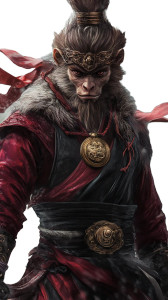 Sun Wu Kong Vinyl Car Decal Sticker – Waterproof & UV-Resistant 8"