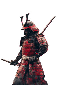 Armored Samurai Vinyl Car Decal Sticker – Waterproof & UV-Resistant 8" Armored Samurai Vinyl Car Decal Sticker – Waterproof & UV-Resistant 8"