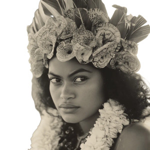 Samoan Woman Vinyl Car Decal Sticker – Waterproof & UV-Resistant 8" Samoan Woman Vinyl Car Decal Sticker – Waterproof & UV-Resistant 8"