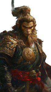 Sun Wukong Portrait V5 Vinyl Car Decal Sticker – Waterproof & UV-Resistant 8"