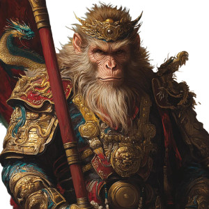 Sun Wukong Armored V3 Vinyl Car Decal Sticker – Waterproof & UV-Resistant 8"
