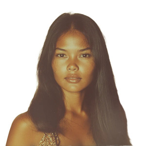 Polynesian Woman 1967 V2 Vinyl Car Decal Sticker – Waterproof & UV-Resistant 8"