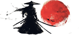 Feudal Japan Assassin Vinyl Car Decal Sticker – Waterproof & UV-Resistant 8"