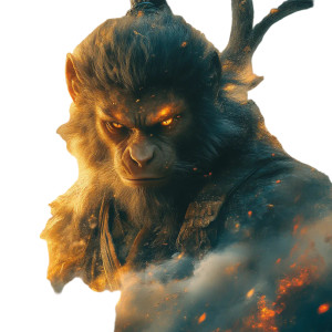 Black Myth Wukong V38 Vinyl Car Decal Sticker – Waterproof & UV-Resistant 8"