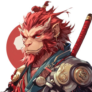 Anime Wukong Vinyl Car Decal Sticker – Waterproof & UV-Resistant 8" Anime Wukong Vinyl Car Decal Sticker – Waterproof & UV-Resistant 8"