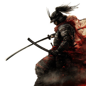Japanese Samurai V3 Vinyl Car Decal Sticker – Waterproof & UV-Resistant 8"