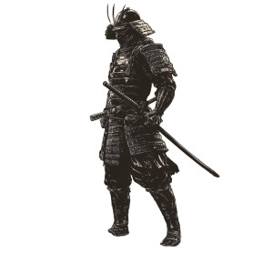 Solitary Ronin Vinyl Car Decal Sticker – Waterproof & UV-Resistant 8" Solitary Ronin Vinyl Car Decal Sticker – Waterproof & UV-Resistant 8"