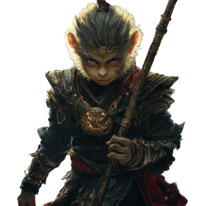 Dark Wukong Poster Vinyl Car Decal Sticker – Waterproof & UV-Resistant 8"