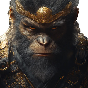 Golden Wukong Poster Vinyl Car Decal Sticker – Waterproof & UV-Resistant 8"