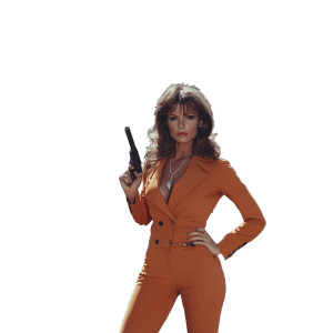 70S Bond Villainess Vinyl Car Decal Sticker – Waterproof & UV-Resistant 8"