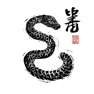 Chinese Snake Silhouette Vinyl Car Decal Sticker – Waterproof & UV-Resistant 8" Chinese Snake Silhouette Vinyl Car Decal Sticker – Waterproof & UV-Resistant 8"