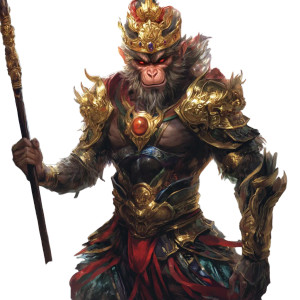 Sun Wukong Portrait V11 Vinyl Car Decal Sticker – Waterproof & UV-Resistant 8"