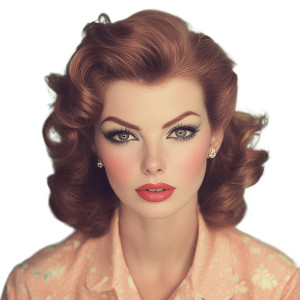 50S Makeup Woman Vinyl Car Decal Sticker – Waterproof & UV-Resistant 8" 50S Makeup Woman Vinyl Car Decal Sticker – Waterproof & UV-Resistant 8"