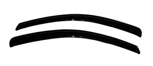 Fits 2005-2010 Scion tC Auto Ventshade Rainguard 92407 Ventvisor; Aerodynamic Design; Tape-On; Smoke; Acrylic; Set of 2