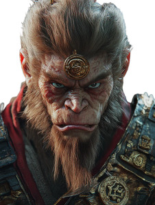 Sun Wukong Showcase Vinyl Car Decal Sticker – Waterproof & UV-Resistant 8"