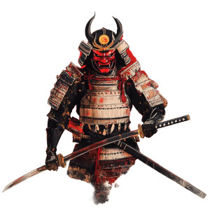 Fierce Samurai Warrior Vinyl Car Decal Sticker – Waterproof & UV-Resistant 8" Fierce Samurai Warrior Vinyl Car Decal Sticker – Waterproof & UV-Resistant 8"