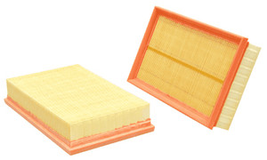 Wix Filters Air Filter 49114 OEM Replacement; Yellow; Paper; Panel