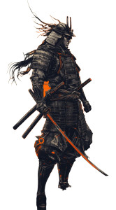 Samurai Wolverine Tattoo Vinyl Car Decal Sticker – Waterproof & UV-Resistant 8"